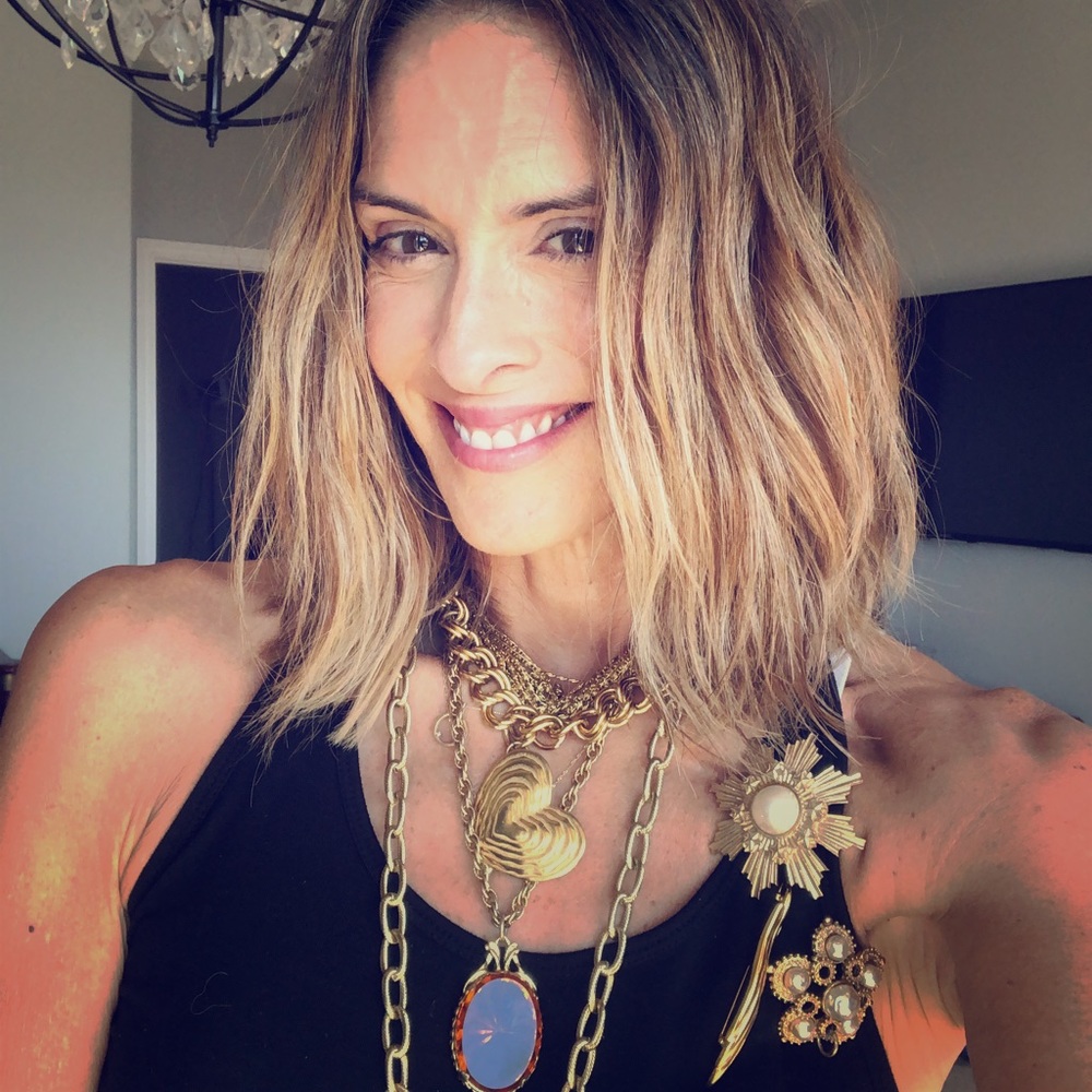 V I N T A G E G O L D & P E A R L B R O O C H - image 2